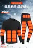 Set de Calefacción Inteligente de Temperatura Constante Transfronterizo para Hombres y Mujeres, Ropa Interior Térmica Eléctrica, Set de Forro Polar Térmico con Calefacción por Carga USB