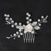 Venta caliente transfronteriza poético nuevo tocado nupcial peine para el cabello estilo ins simple accesorios para el cabello decorativos laterales para el cabello de boda al por mayor