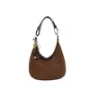 Bolso tote vintage esmerilado muy elegante, nuevo modelo 2026, bolso de hombro de alta capacidad, bolso sencillo para el trabajo
