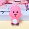 XQ399 bonito bonito castor pequeno cartoon boneca personalidade pequeno animal chaveiro pingente empurrar pequeno presente