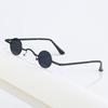 Gafas de Sol Redondas de Marco Pequeño Estilo Nuevo, Moda Retro Estilo Europeo y Americano, Gafas Quirky Mini Hip-Hop Prince, Gafas de Sol Anti-UV