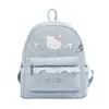 Mochila de Lunares con Dibujo de Gato, Nueva Versión Coreana 2026 para Estudiantes de Secundaria y Estilo Padre-Hijo, Mochila de Mujer al por Mayor