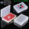 Caja de almacenamiento para cartas de juego, caja de cartas transparente con temática de abejas, portatarjetas de plástico, caja rectangular para cartas de póker, juego de 2 cajas de PP