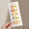 Pegatina de Flequillo Linda de Dibujos Animados Domador de Cabello Rebelde Infantil Pinzas para el Sudor Pinzas para el Cabello de Bebé No Dañinas Pegatina Mágica para Lanugo Infantil