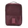 Bolsa de Almacenamiento de Zapatos de Sarja de Gran Capacidad, Bolso Portátil Impermeable de Tela de Tres Capas, Se Puede Enganchar a un Carrito, Bolsa de Almacenamiento de Zapatos