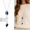 Cadena para Suéter de Collar Largo Geométrico, Accesorio de Lujo de Alta Gama, Versátil y de Moda, Colgante de Perla para Otoño e Invierno