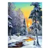 Pintura de Diamante 5D Novo Diamante Completo Sala de Estar Residência da Montanha Fuchun Figura Ponto Cruz Paisagem Tijolo Mostrar Adesivo Diamante 2021 Adesivo de Ponto