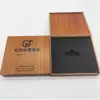 Empaque de Terminal Caja de Madera Almacenamiento Soporte Interior Impresión de Logo Música para Coche Tapa abatible Caja de Empaque USB Digital