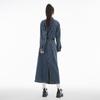 Elegante Vestido de Mezclilla para Mujer, Nuevo Estilo Primavera y Otoño 2025, Nicho de Alta Gama Look Vintage, Vestido Largo Adelgazante, Moderno