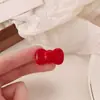 Adorable Pasador Rojo Gatito Retro Ins Dulce Niña Corazón Lazo Flequillo Lateral Pinza Pasador Tocado