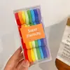 Anillo de Toalla de Estilo Coreano de Alta Elasticidad de Colores Banda para el Cabello Estilo Bosque Simple Lazo para el Cabello Banda de Goma Caja de Accesorios para el Cabello Venta al por Mayor