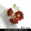 Flores Artificiais Vermelhas Atacado Suprimentos Festivos DIY Adereços Materiais Decorativos Adorno de Cabeça Grampo de Cabelo Arranjo de Flores Pequenos Enfeites