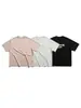 Camiseta de Manga Corta con Cuello Redondo y Estampado Inglés Estilo Americano de Algodón Puro Disfrazada Nanxia para Mujer Verano Nuevo Blanca Holgada y Versátil