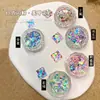 Set de Accesorios para Uñas Artísticas a Precio de Liquidación: Perlas, Pedrería, Tachuelas de Aleación, Resina, Lentejuelas de Concha, Polvo de Espejo, Polvo Brillante, Circonita