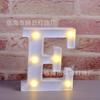 Luz de letra luminosa transfronteiriça Luz LED digital em inglês Layout de cena para aniversário, proposta, confissão Atmosfera Luzes coloridas decorativas
