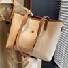 Bolsa de Gran Capacidad para Mujer 2026 Nuevo Estilo Versátil Simple Bolso de Hombro Cruzado Bolso Tote de Alta Gama para Estudiante Universitario y Viajero