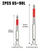 Conjunto S2 Vermelho Pontas de Chave de Fenda Phillips Magnéticas Fortes Alto Torque Antiderrapantes Cabeças de Chave de Fenda Universais Resistentes ao Desgaste