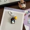 Llavero Colgante de Campana de Pingüino Pingu Encanto Linda de Dibujos Animados Accesorio para Mochila Estuche para Bolígrafos Cubierta para Auriculares Adorno Colgante
