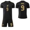 Traje de Entrenamiento de Fútbol 2025-26 Nuevo Traje Deportivo Jersey Copa América Negro Dorado Selección Nacional Mexicana Récord