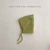 Gorro Coreano para Bebé Otoño e Invierno Cálido Cortavientos Protección para los Oídos Gorro de Punto para Niños y Niñas Gorro con Cordones para Recién Nacidos