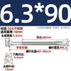 Acero Inoxidable 304 Tornillos Autoperforantes Autotaladrantes Hexagonales Externos Clavos Cola de Milano Clavos para Azulejo 3.9M4.2M4.8M5.5M6.3
