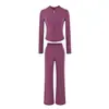 26 Otoño Dorado Cropped de Cintura Alta Liso con Capucha Sudadera con Capucha Chaqueta + Pantalones Casuales Sueltos Perezosos
