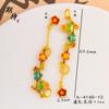 Esperando el mismo estilo de accesorios de joyería DIY de oro antiguo mariposa flores estilo ins mariposa amor flor colgante
