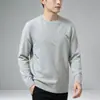 Suéter de malha redondo masculino de marca genérica para outono e inverno, blusa de manga comprida casual para usar por baixo 3Y060