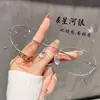 Nuevas gafas sin montura ultraligeras con bloqueo de luz azul, elegante bestseller transfronterizo, lentes planas sin graduación, gafas versátiles y deseables para mujer