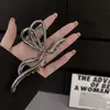 Nuevo Estilo 2025 Pinza para el Cabello de Aleación Metálica con Lazo para Mujer, Pinza de Tiburón de Gama Alta para Primavera y Verano para Cabello Grueso, Pinza de Garra para la Parte Posterior de la Cabeza