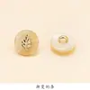 Botones redondos simples de resina, botones de moda para camisas y cárdigans, accesorios decorativos pequeños estilo Chanel para abrigos y chaquetas de mujer