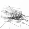 100 Peças em Estoque Conectores Figura-9 de Aço Inoxidável 304 Pinos Curvos de Aço Titânio Pinos Figura-9 Acessórios para Joias Artesanais DIY