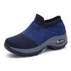 Zapatos tejidos voladores transfronterizos de talla grande, de alta elasticidad, transpirables, deportivos casuales, zapatos de plataforma, modernos, a la moda, ligeros, tipo calcetín para mujer