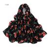 Flujo Nuevo Transfronterizo Florido Smanyu Impresión de Jiangnan No. Pañuelo para la cabeza de gasa estampada de perlas para mujer 149-169