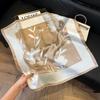 [Estilo Floral] Pañuelo de Seda Amazon Transfronterizo para Mujer 2025 Nuevo Regalo Delgado de Alta Gama para Mamá Pañuelo Cuadrado de 70