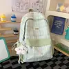 Mochila Fresca y Sencilla Estilo Coreano para Estudiantes de Secundaria, Preparatoria y Universidad, Gran Capacidad, Mochila Versátil para Clase y Viajes