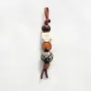 Charms para Zapatos Maillard de Bloques de Color Estilo Miu Cuerda de Cuentas de Madera Piña Decoraciones Accesorios DIY para Botas Martin y Mules