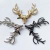 Accesorios de ferretería para equipaje directo de fábrica hebilla de decoración de señal de cabeza de ciervo joyería de asta accesorios de ferretería para caja de regalo