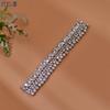Youlapan Sp15 Exquisitos Zapatos de Tacón Brillantes con Diamantes de Circonia Cosidos a Mano Accesorios para Vestidos con Flores Parche de Pedrería con Adhesivo Posterior