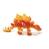 Impresos en 3D Transfronterizos Más Vendidos Esqueleto de Dinosaurio Estegosaurio Articulaciones Deformables Adornos Regalos Hechos a Mano Artesanías Juguetes de Moda Celebridades de Internet