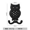 Gancho de Hierro Fundido Negro Estilo Chino Nuevo Gancho Negro Antiguo para Ropa Gancho de Gabinete Gancho de Armario Gancho Decorativo para Ropa Percha