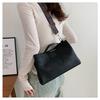 Bolsa Estilo Western Feminina Fashion Grande Capacidade Saco Balde 2024 Novo Estilo Coreano Portátil Bolsa de Mão Alça Larga Bolsa Transversal