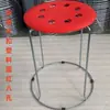 Taburete Redondo para el Hogar, Taburete de Plástico Reforzado, Taburete de Plástico Engrosado para Adultos, Mesa de Comedor, Oficina Comercial, Taburete de Puesto, Simple y Moderno