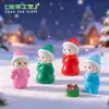 Muñecas Creativas de Cambio de Disfraz de Navidad para Micro-Paisajes, Figuras Lindas, Decoraciones DIY, Accesorios Colgantes, Mini Adornos de Resina