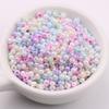 Super tamaño 3mm uniforme crema nacarada cuentas de arroz de vidrio hechas a mano DIY pulsera borla manualidades material de cuentas sueltas