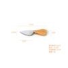 Juego de Cuchillos para Queso de Acero Inoxidable con Mango de Roble de Calidad Cuchillo para Queso Cuchillo para Pizza Tenedor Cuchillo para Crema/Mermelada Cuchillo para Mantequilla