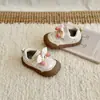 Zapatillas Funcionales Estilo Princesa XSH de Lunares y Cerezas, Otoño 2026, con Cierre de Velcro, Ajuste Dulce y Amplio para Niñas, Protección para el Pie 2.0