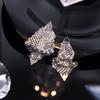 Aretes Exagerados de Alta Gama Super Flash Lámina Metálica Fríos Europeos y Americanos Aretes Largos Moda Escenario Club Nocturno Personalidad Mujeres Modernas