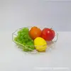 Cesta de Frutas de Metal, Bandeja de Frutas Moderna em Ferro Forjado, Cesta de Armazenamento Doméstica Estilo Nórdico, Cesta de Armazenamento de Lanches, Retro de Luxo Leve