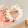 Goma para el pelo morada estilo coreano para mujer, versátil y elegante, adecuada para moños, accesorio para el cabello con banda elástica engrosada
